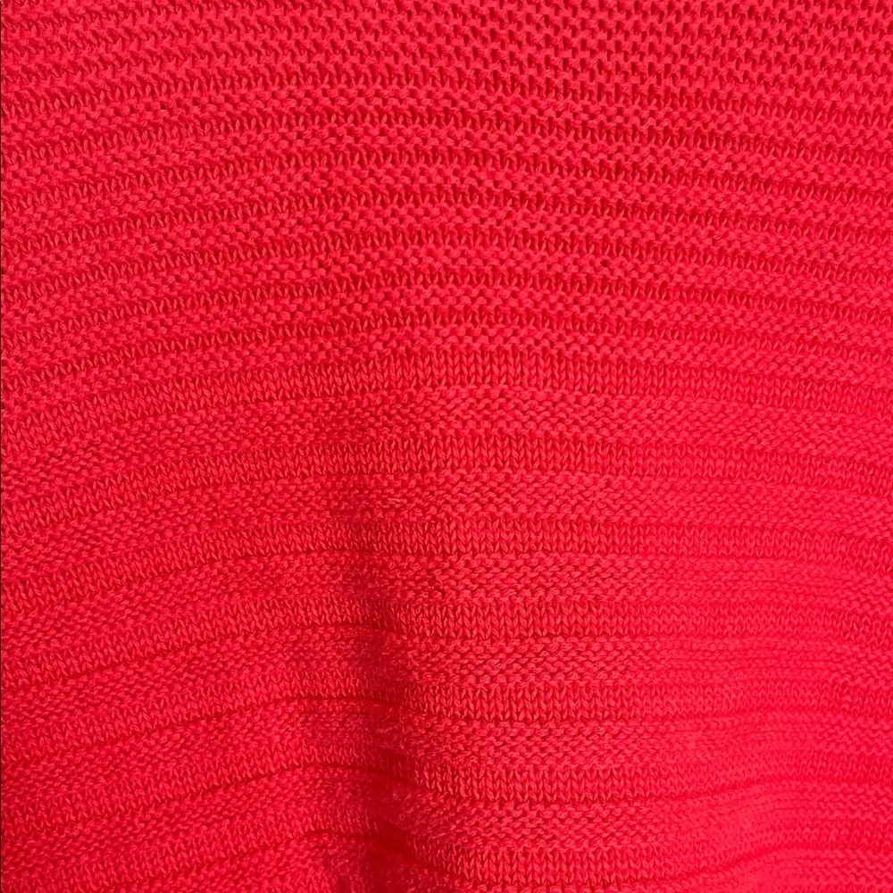 Talbots Vibrant Pinkish Red Crew Neck Sweater